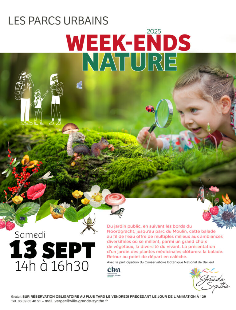 2025 WE nature affiche parcs urbains